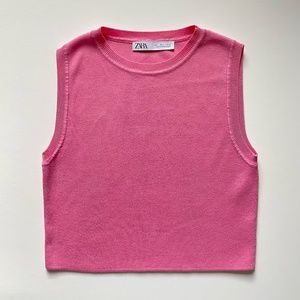 Pink ZARA Crop Top